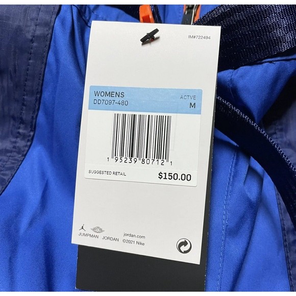 New Nike Air Jordan Next Utility Convertible Pants Short DD7097-480 Womens Sz M - Picture 12 of 12